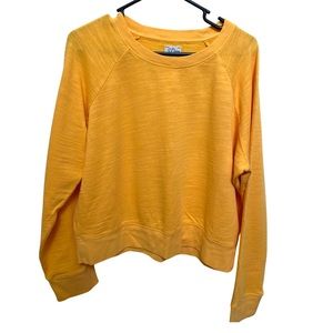 J. Crew Vintage Fleece Cropped Sweatshirt